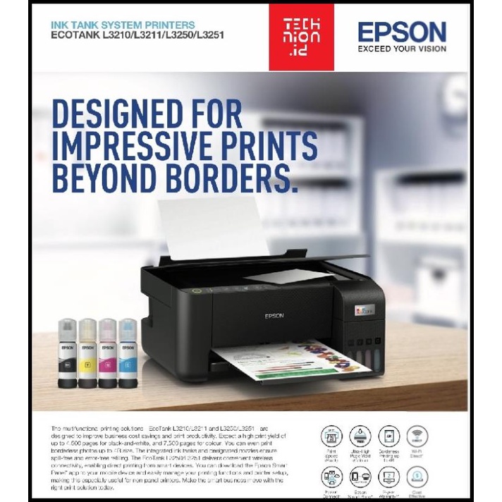 (((Terbaru))) Printer Epson L3210 Original Resmi