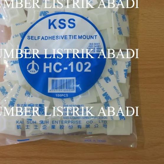 

KSS Self Adhesive Tie Mount HC-102 (PEREKAT 3M)