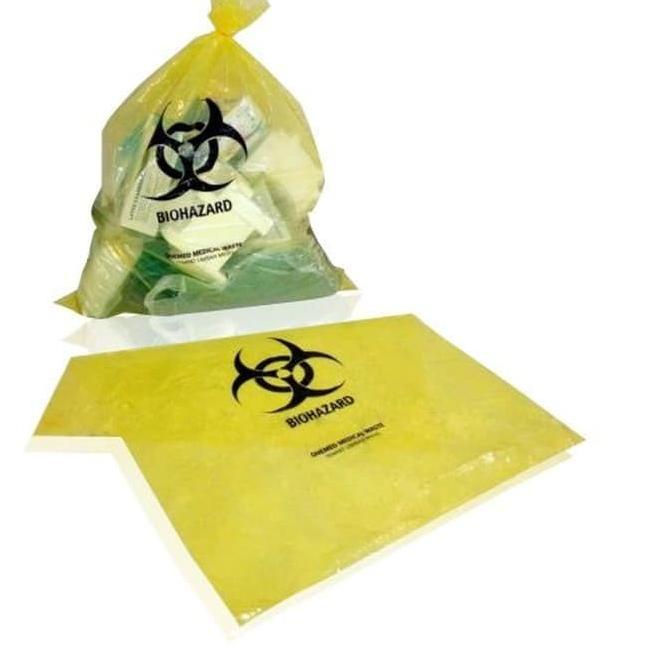 

Kantong Plastik BioHazard 60x80cm pak isi 50