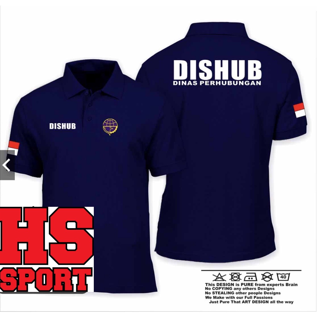 Polo DISHUB DINAS PERHUBUNGAN - BAJU polo Dishub - Kaos DISHUB - Baju kerah DINAS PERHUBUNGAN