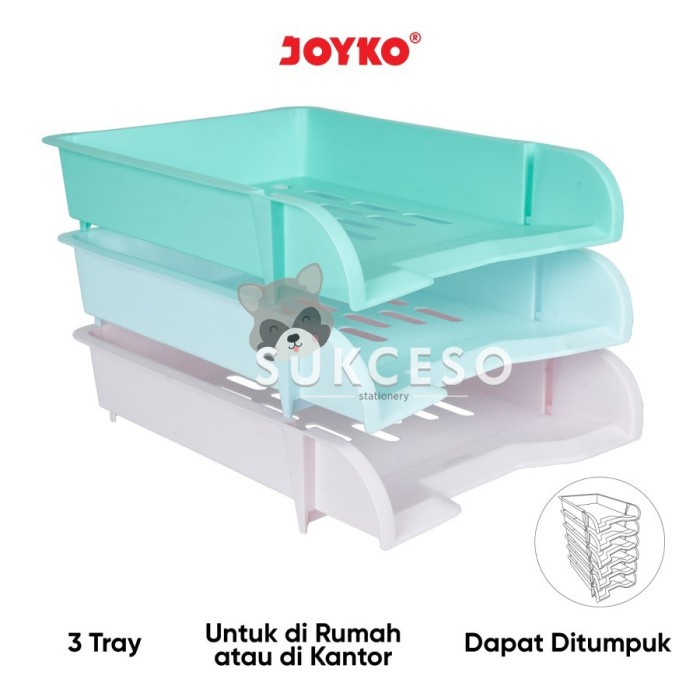 

Rak Joyko Document Tray Dt-900-3T Document/Rak Wadah Dokumen Surat 3 Susun