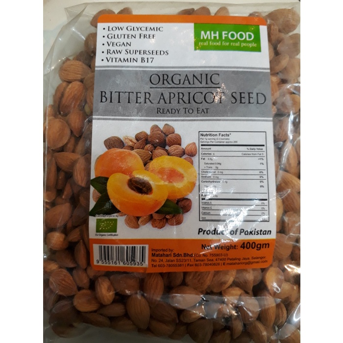 Tokopratiwiw - Mh Food Organic Bitter Apricot Seed