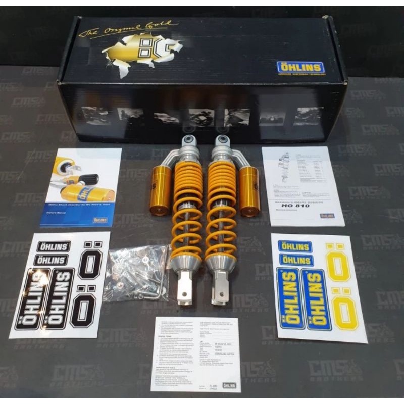 shock shok sok Shockbreaker BelakangMerk Ohlins
Original
Resmi Garansi 3 Tahun
For Honda PCX 160
Typ