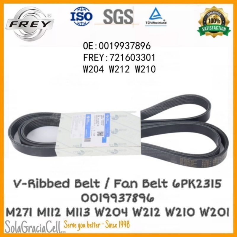 Jual VRibbed Belt / Timing Belt / Fan Belt Mercedes M271 W204 W212