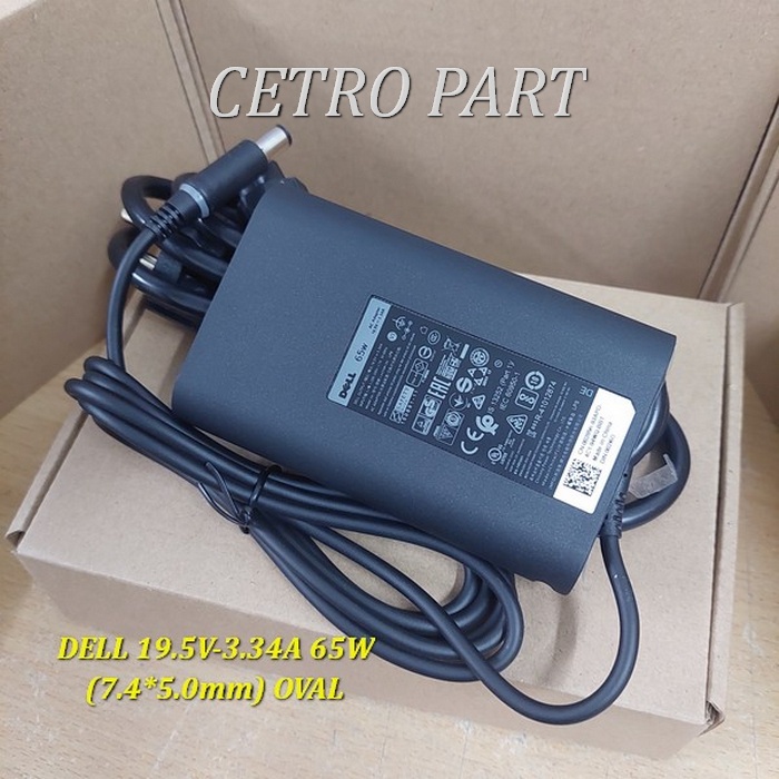 Adaptor Charger Laptop Dell Latitude 19.5v - 3.34a Jarum NEW MODEL OVAL - BERGARANSI