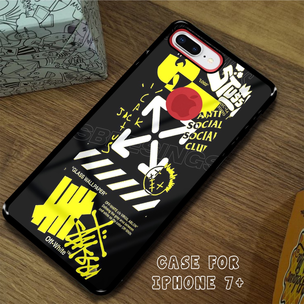 Case IPHONE 7 PLUS / 8 PLUS  - Casing IPHONE 7 PLUS / 8 PLUS [ KAWS ] Silikon IPHONE 7 PLUS / 8 PLUS