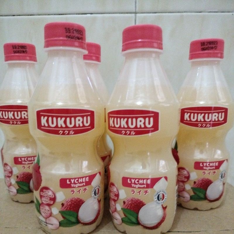 KUKURU LYCHEE YOGHURT WITH NATA DE COCO