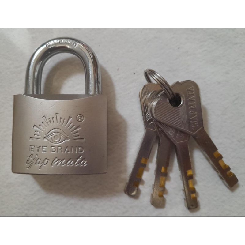 Gembok 40mm leher pendek tjap mata