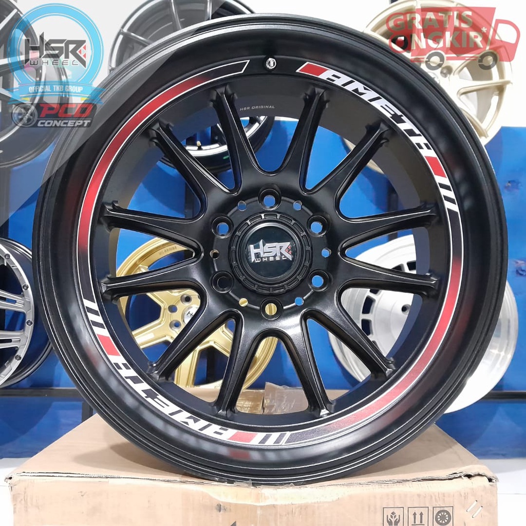 VELG MOBIL R18 RING 18 PELEK MOBIL PAJERO FORTUNER COLORADO ORIGINAL HSR TIPE AMETH RING18