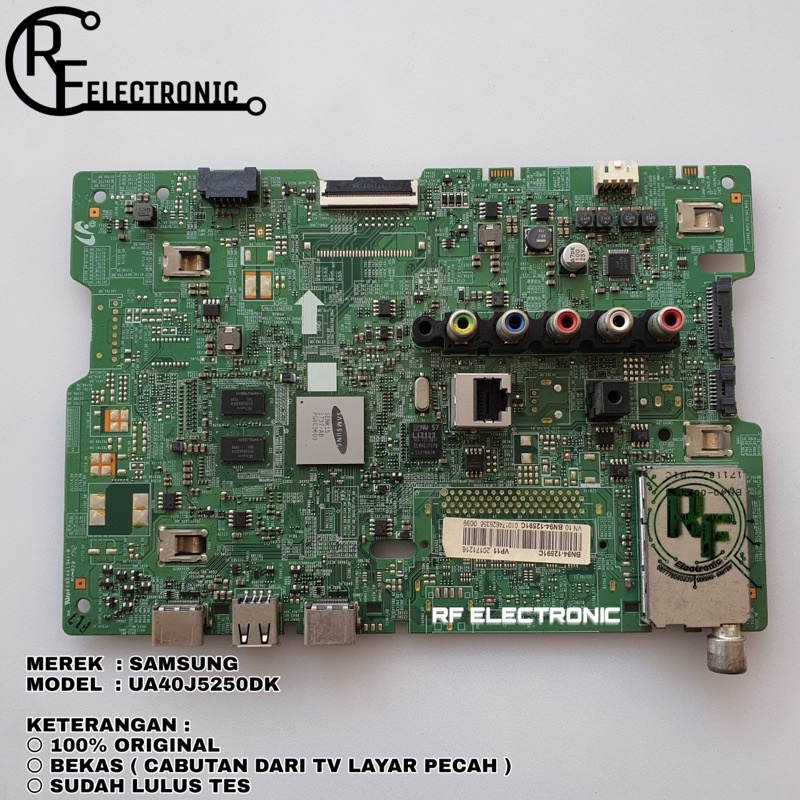 MB MOBO MAINBOARD MESIN TV LED SAMSUNG UA40J5250DK UA 40J5250 DK