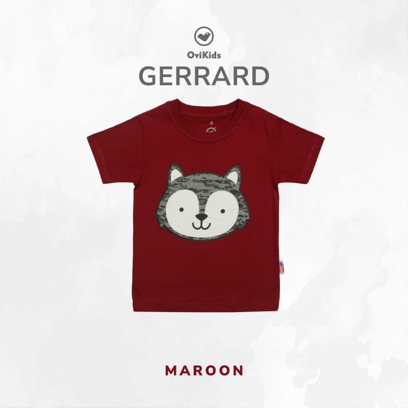 OVI KIDS - GERRARD Kaos Anak Laki-laki Perempuan (Unisex) “Animal Tee”