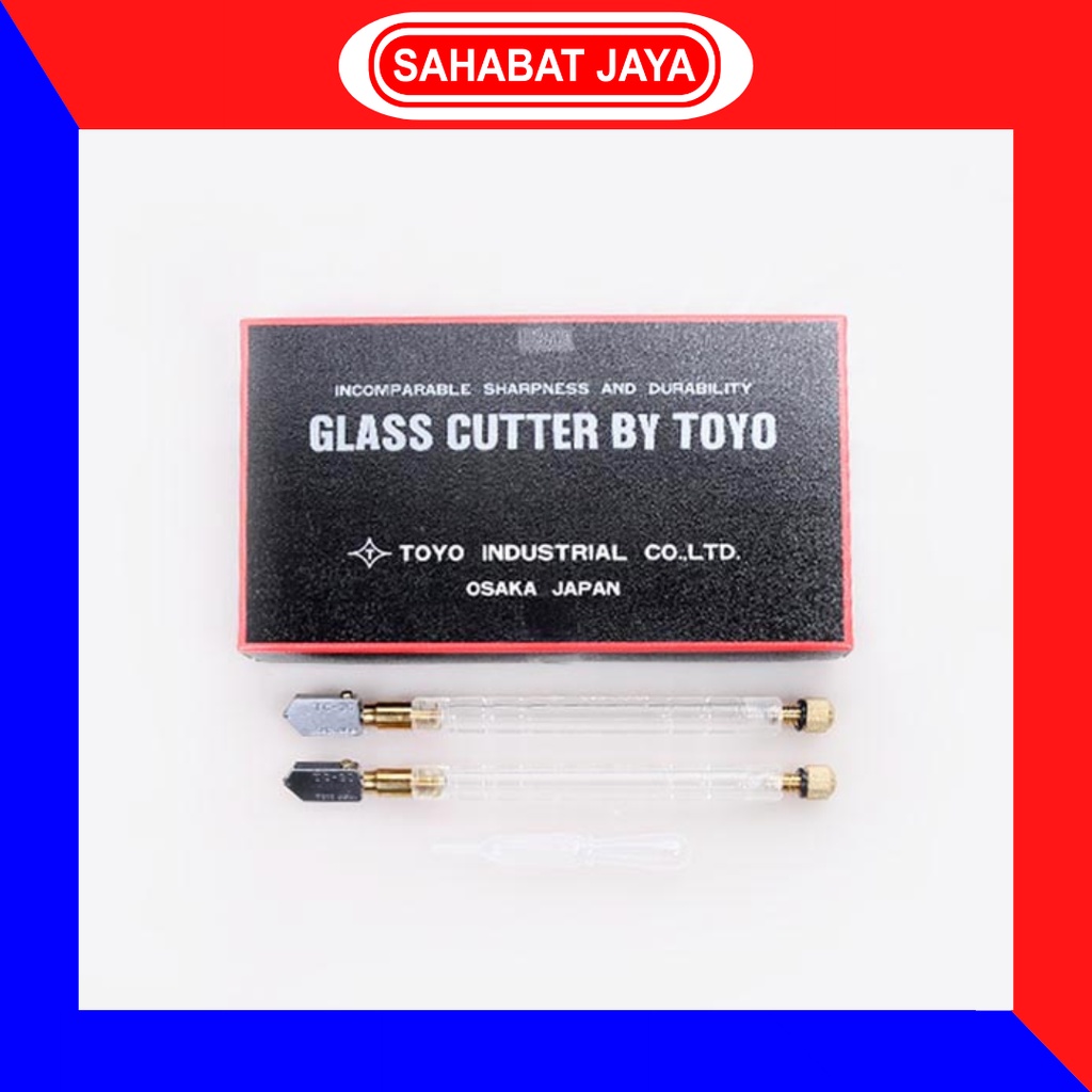 Pemotong Kaca Toyo Tc 30 / Tc 30R Asli Alat Pemotong Kaca Original Toyo Tc30 / Tc30R Glass Cutter