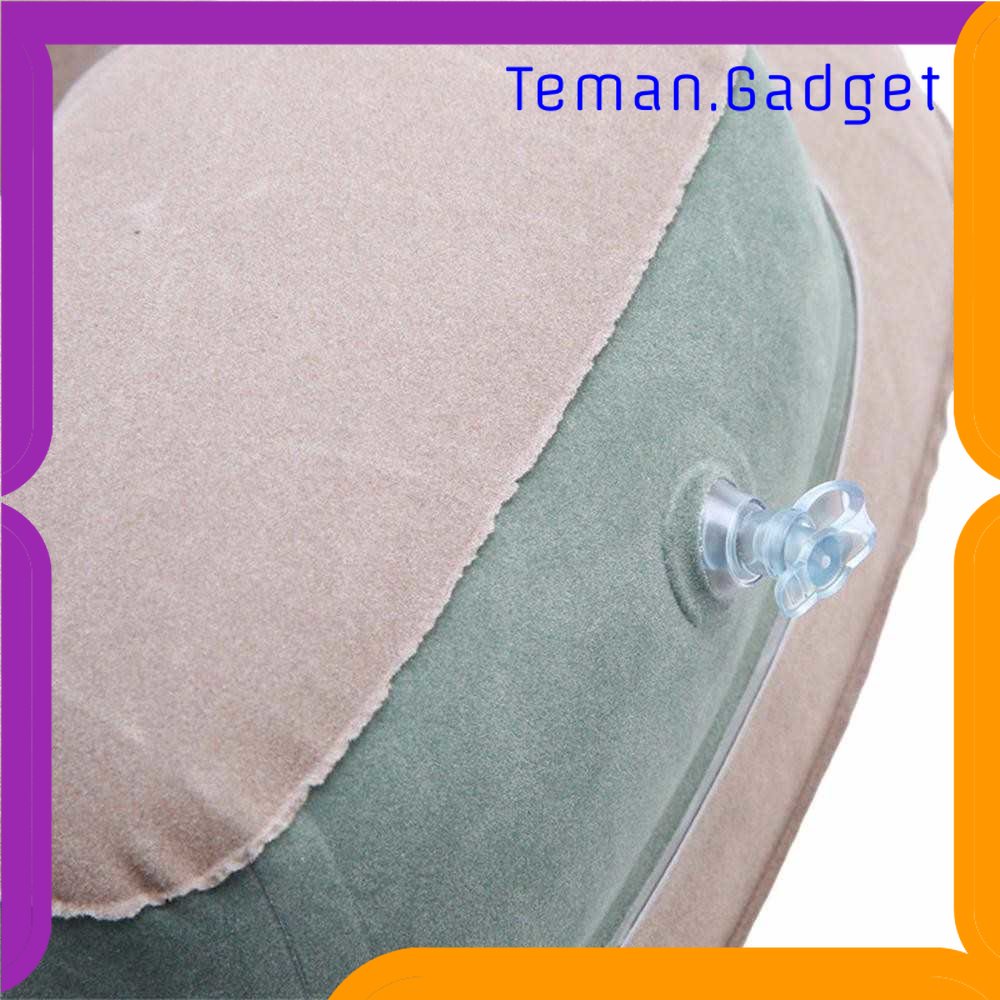 TG-TRV Bantal Leher U-Shape Inflatable Air Blow Up