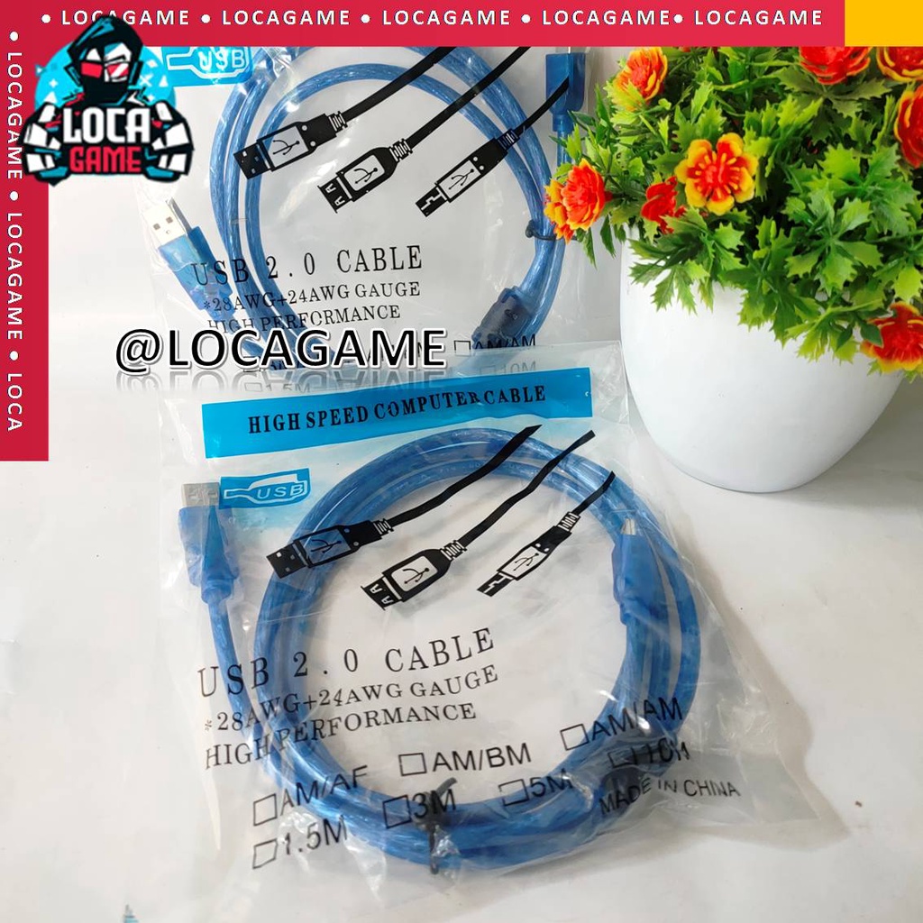 KABEL CAS CABLE  CHARGER STICK STIK PS3 WARNA BIRU POLOS