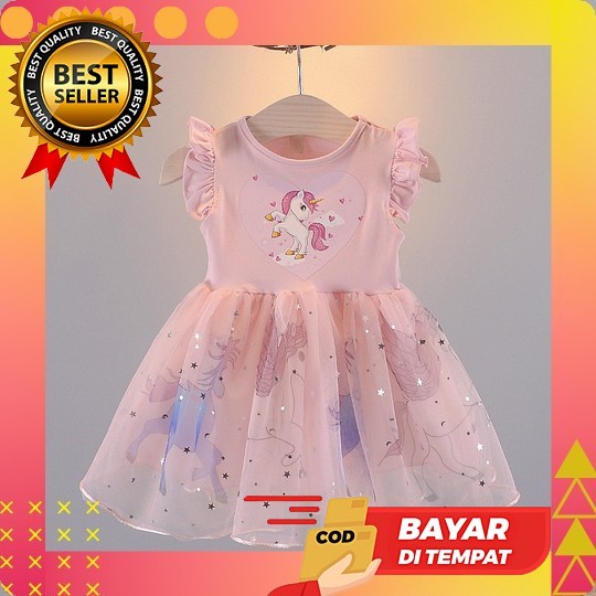Daster Dres Baju Harian Pakaian Anak Umur 2 3 4 5 6 7 8 Tahun Perempuan Import Bahan Kaos Katun Kore