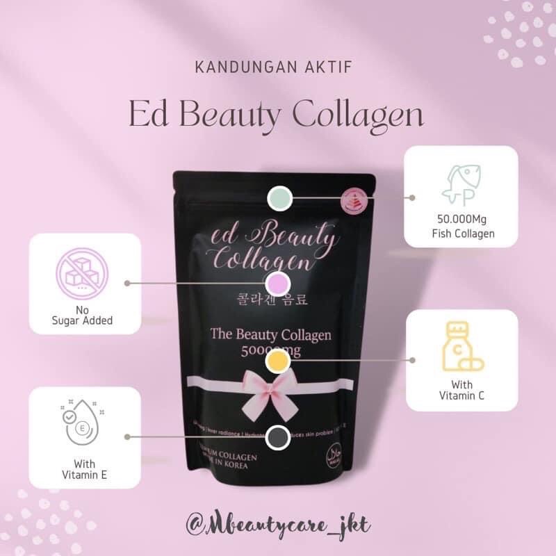 TERMURAH ED BEAUTY COLLAGEN DRINK VANILLA (double beauty) ( best seller ) korean collagen / Colagen 