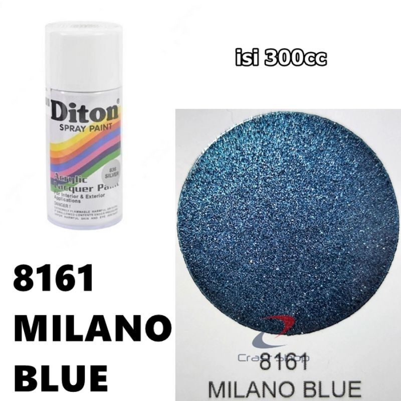 Jual Cat Pilox Diton Milano Blue Cc Warna Biru Keabuan Metalik