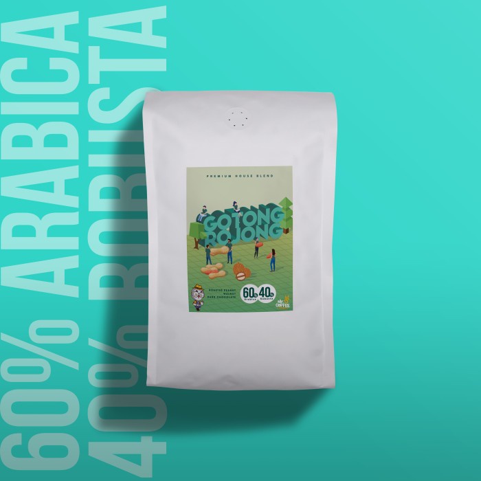 

TERMURAH LIMITED! House Blend GOTONG ROJONG 1kg Biji Kopi 50Arabika 50Robusta /KOPI RUBE/KOPI