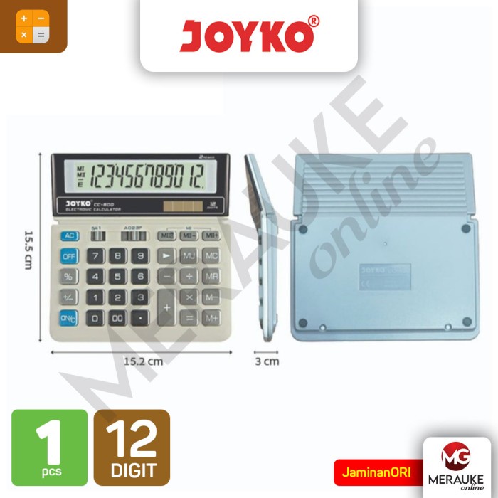 

Ready...Ready...Ready...] Kalkulator JOYKO CC-800 12 Digit
