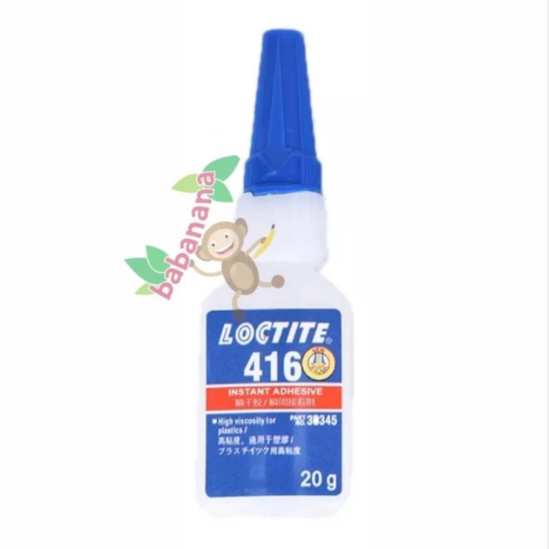 Loctite 416 lem 20gr besi plastik super kuat adhesive serbaguna glue