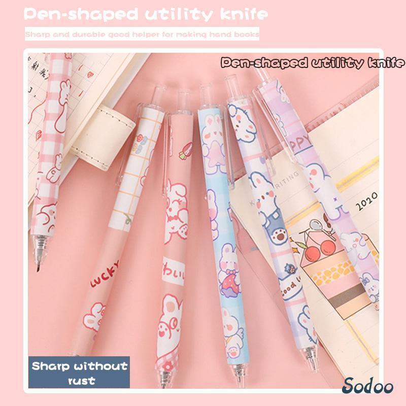 

Pemotong Seni Pena Tekan Lucu Pemotong Kertas Kartun Portabel Pemotong Kertas Scrapbook Sederhana - SO