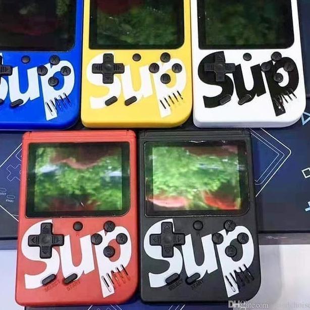 GameBoy Retro Mini SUP 400 in 1 game box portable mainan anak - Putih