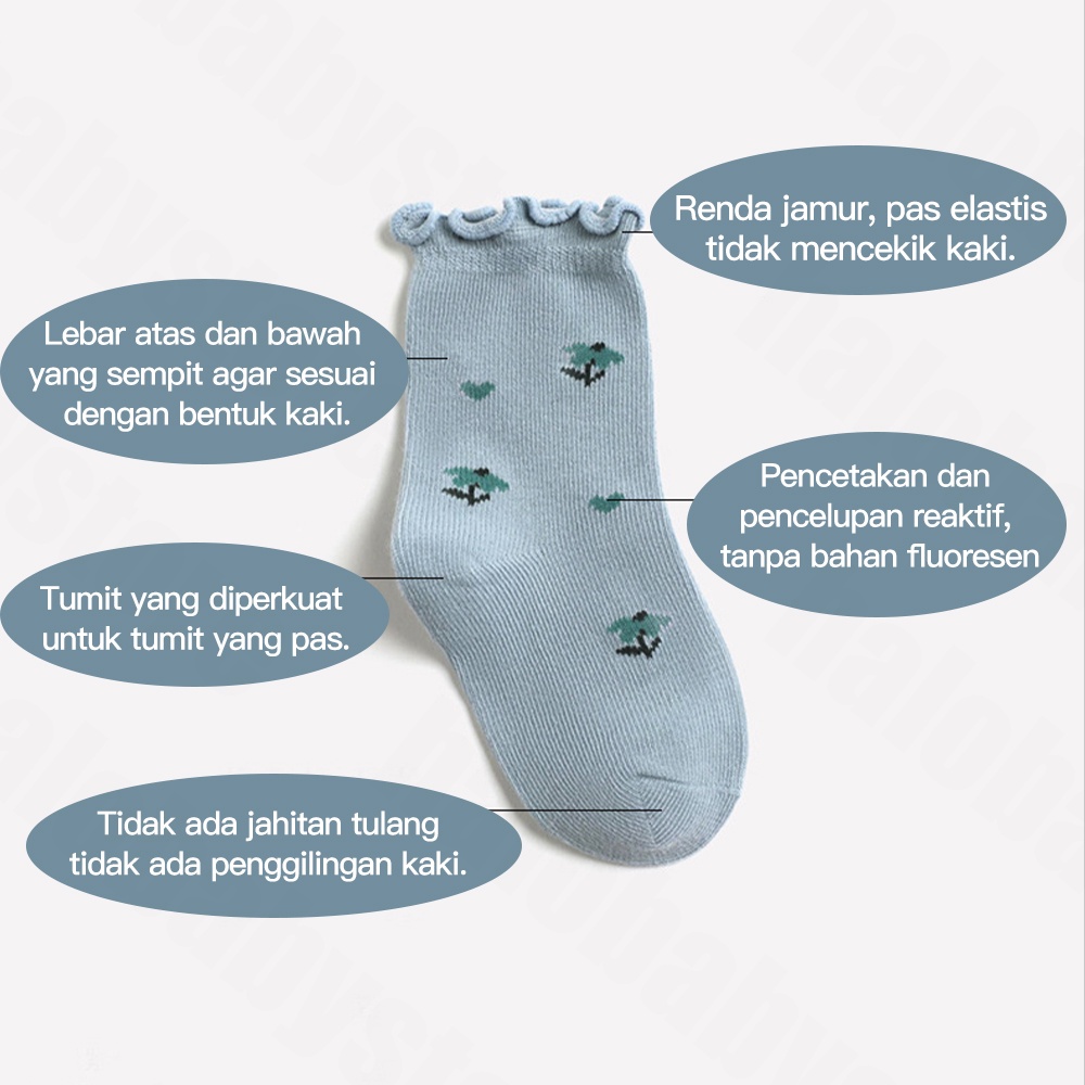 Halo Baby kaos kaki anak bayi/kaus kaki bayi newborn socks perempuan 0-3tahun