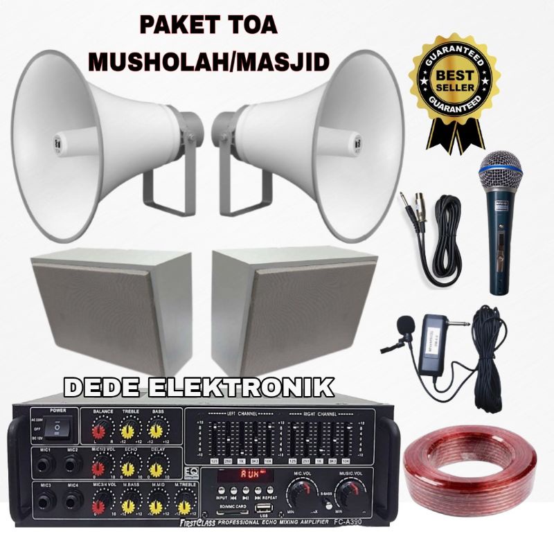 Jual Paket Sound Speaker Toa Masjid Mushola Outdoor Indoor Best