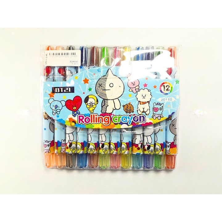 

Rolling Crayon/Krayon Putar/Twist Crayon BT21 2011D (026012)