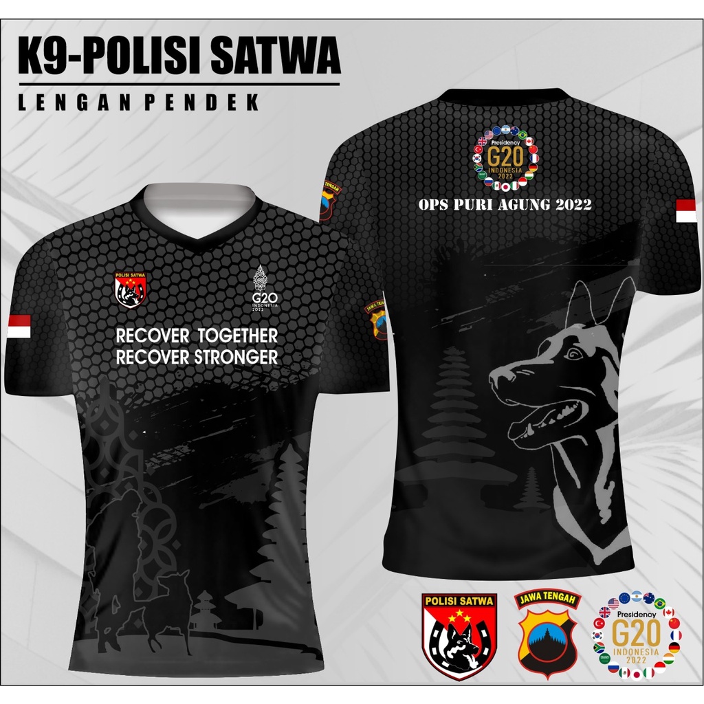 Jersey Polisi Satwa K9 POLDA