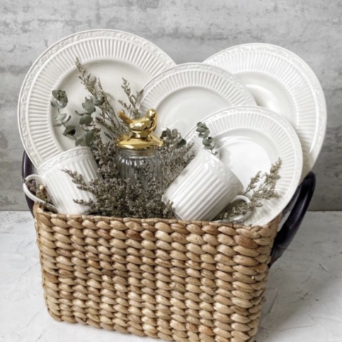 

Jual Premium Gift Set Luxury Royal Plate / Set Piring Keramik Mewah Hampers Limited