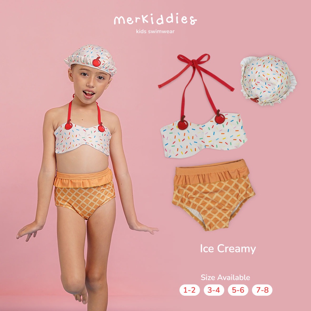Baju Renang Anak/ Bayi/ Bikini Anak/ Bayi Merkiddies Ice Creamy