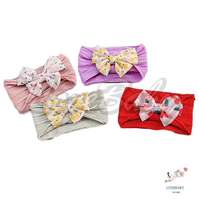 [1KG 65PCS] LBS Bandana Pita Baru Anak / Bando Pita Baru Anak / Bandana Bayi / Bando Bayi / Headband Anak