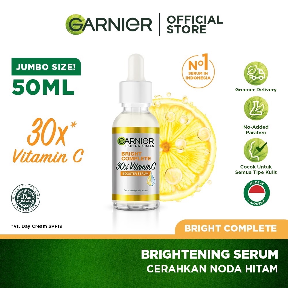Garnier Light Complete Dark Spot Vitamin C Booster Serum Vit C 30 ML 15 ML