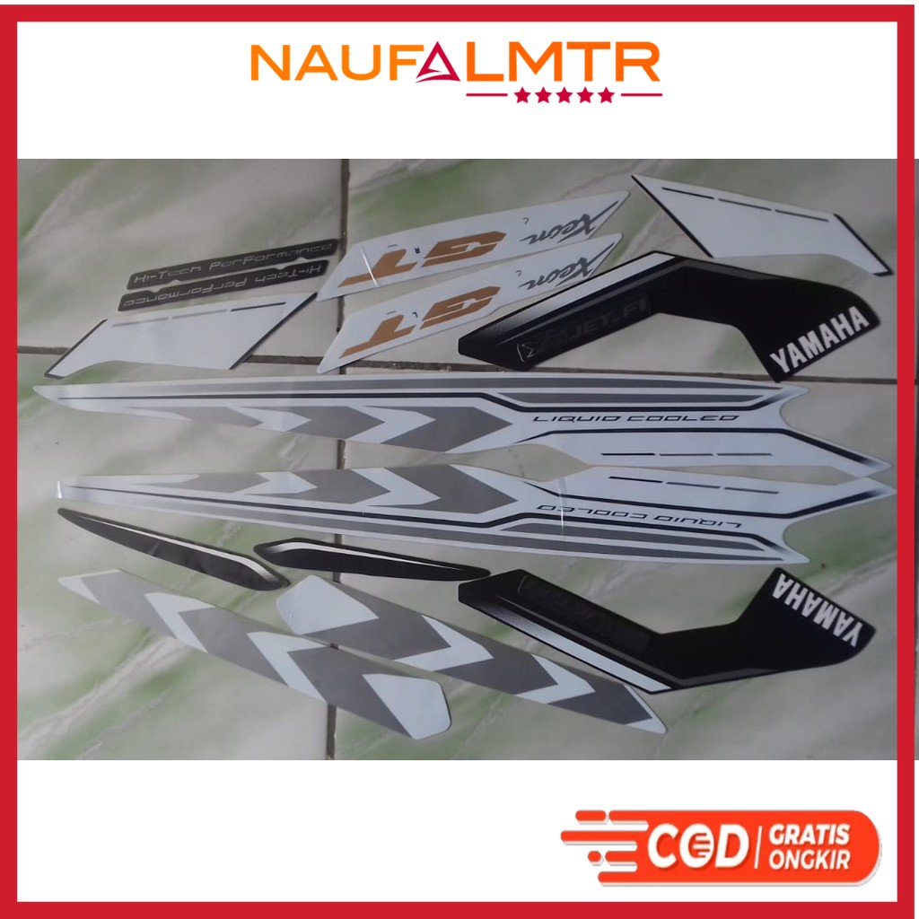 stiker striping yamaha xeon gt 125 2015