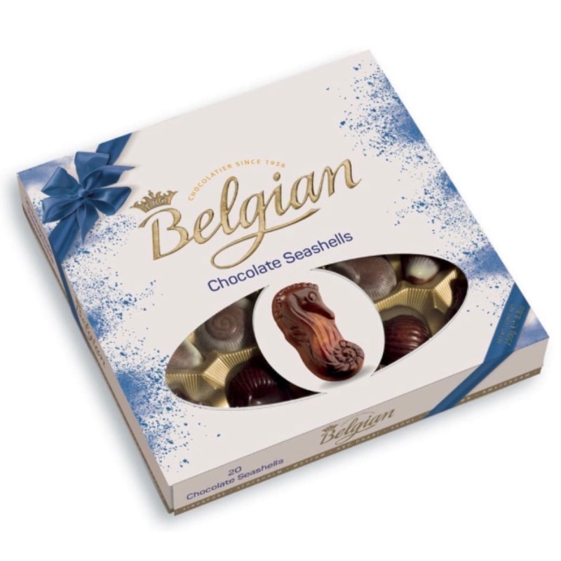 

The Belgia Belgian Chocolate Seashells 250 gr / The / Belgia / Belgian / Chocolate / Seashells / 250 gr / cokelat / coklat