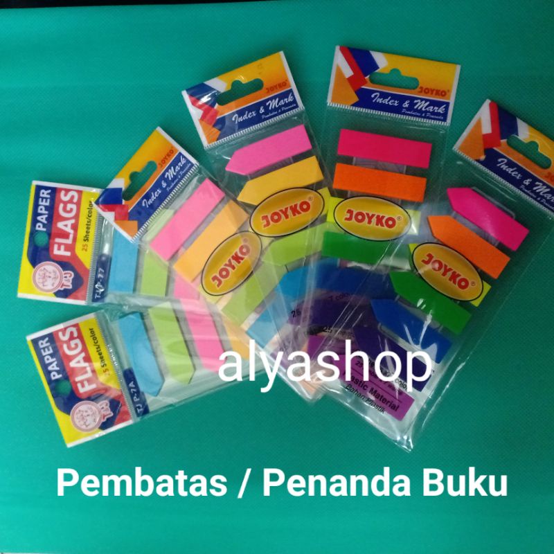 Pembatas Buku # Penanda Kertas # Index &amp; Mark # Paper Flags