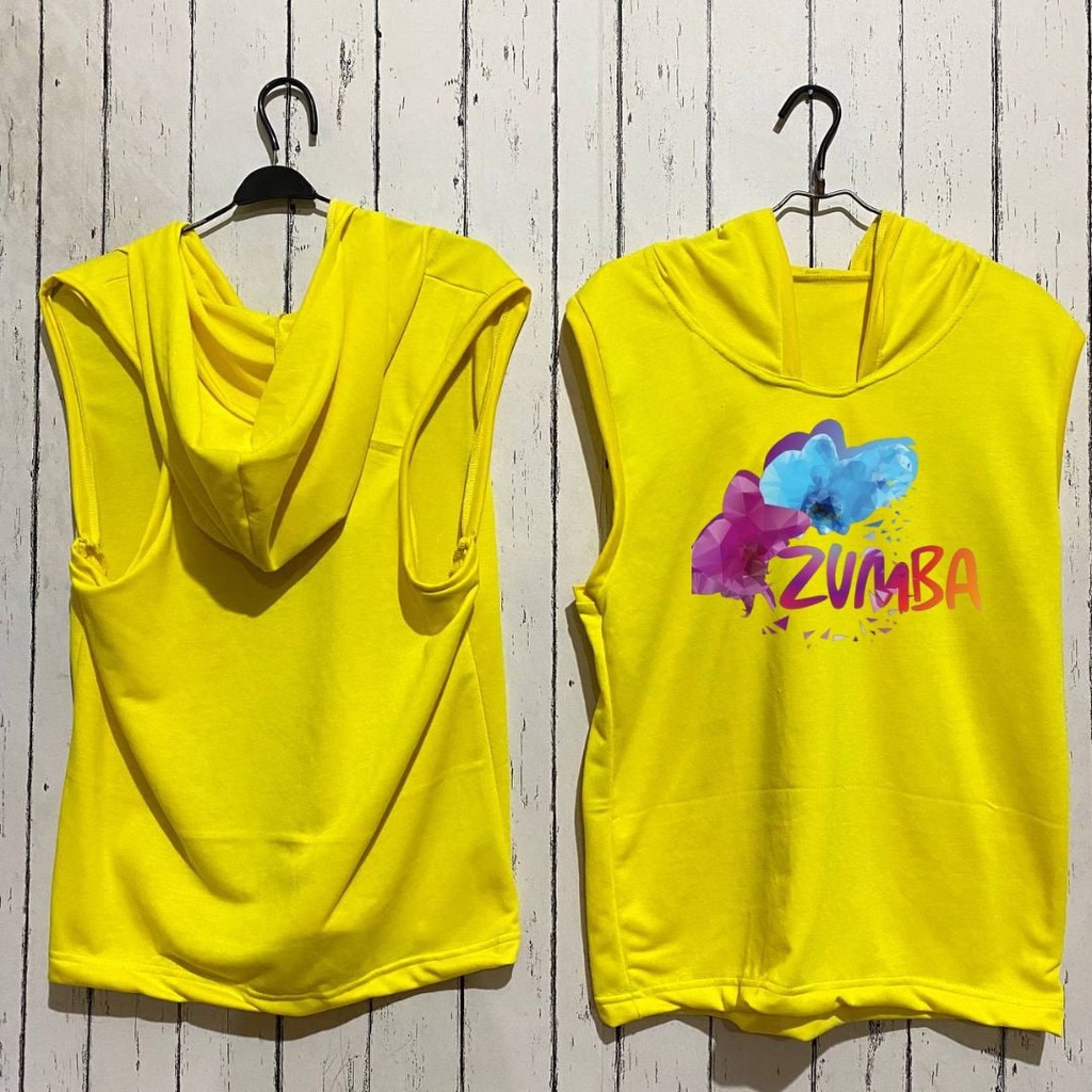 Clothing May - Rompi Zumba Kupu kupu Butterfly Dewasa Bahan Baby Terry Warna Pink Baby Kuning Putih Hitam