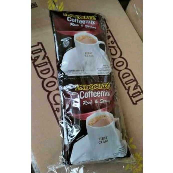 

Kopi Indocafe coffeemix rich and strong 27gr x 10 sachet bungkus