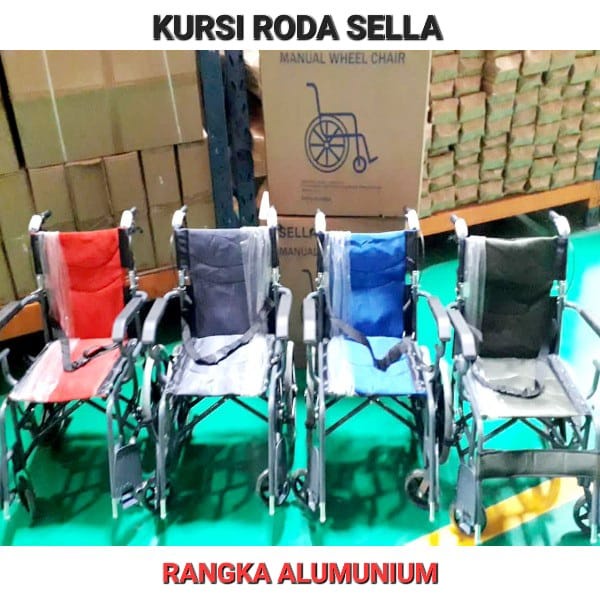 Kursi Roda Travel Sella KY 871 LB Alumunium Traveling (KHUSUS GOJEK/GRAB)