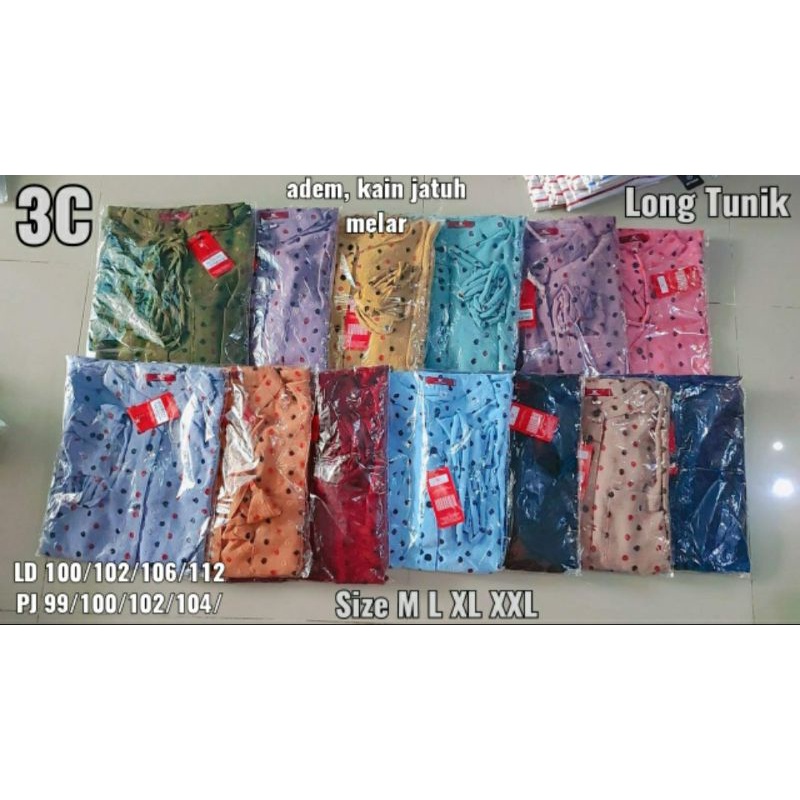 Long Tunik Wanita Dewasa Original Brand 3Coins