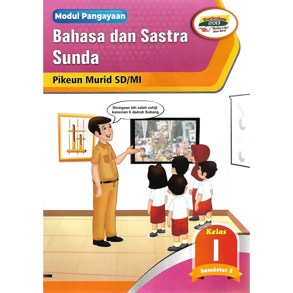 Buku LKS Bahasa sunda  kelas 1 SD/MI semester 2 kurikulum 2013