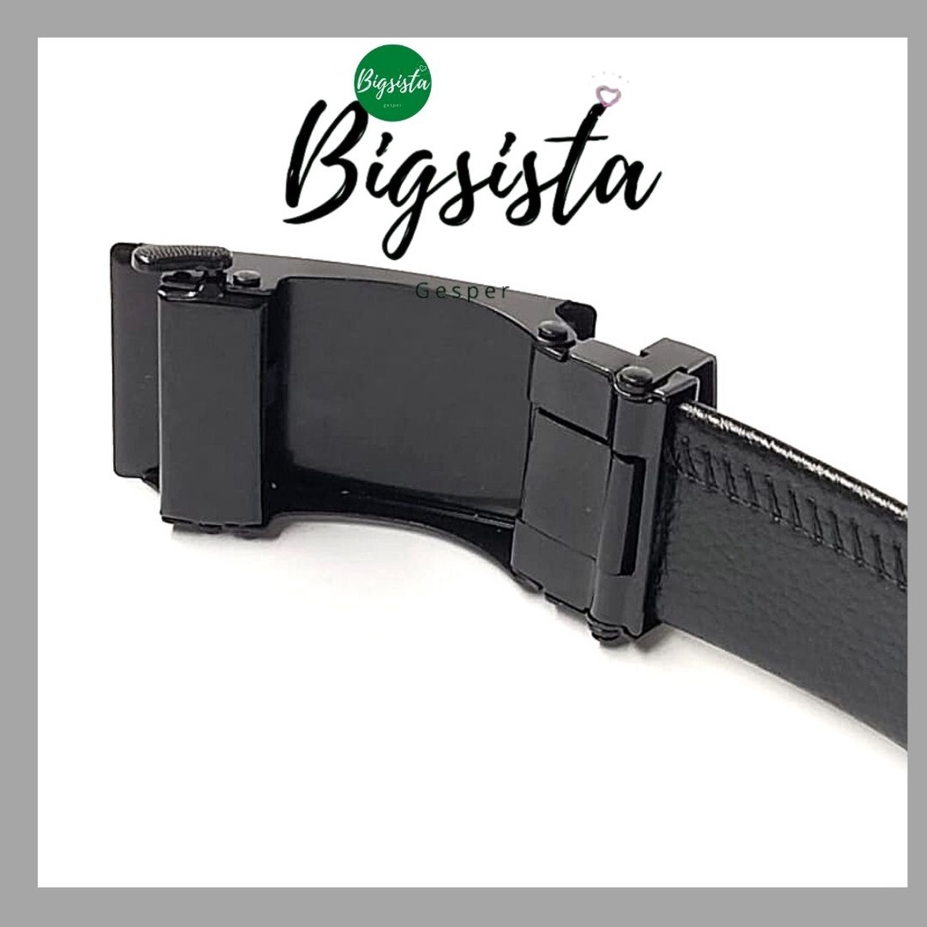 Ikat Pinggang Rel Pria Ukuran Jumbo Gesper Cowok Gendut Rell Otomatis Panjang Bigsize