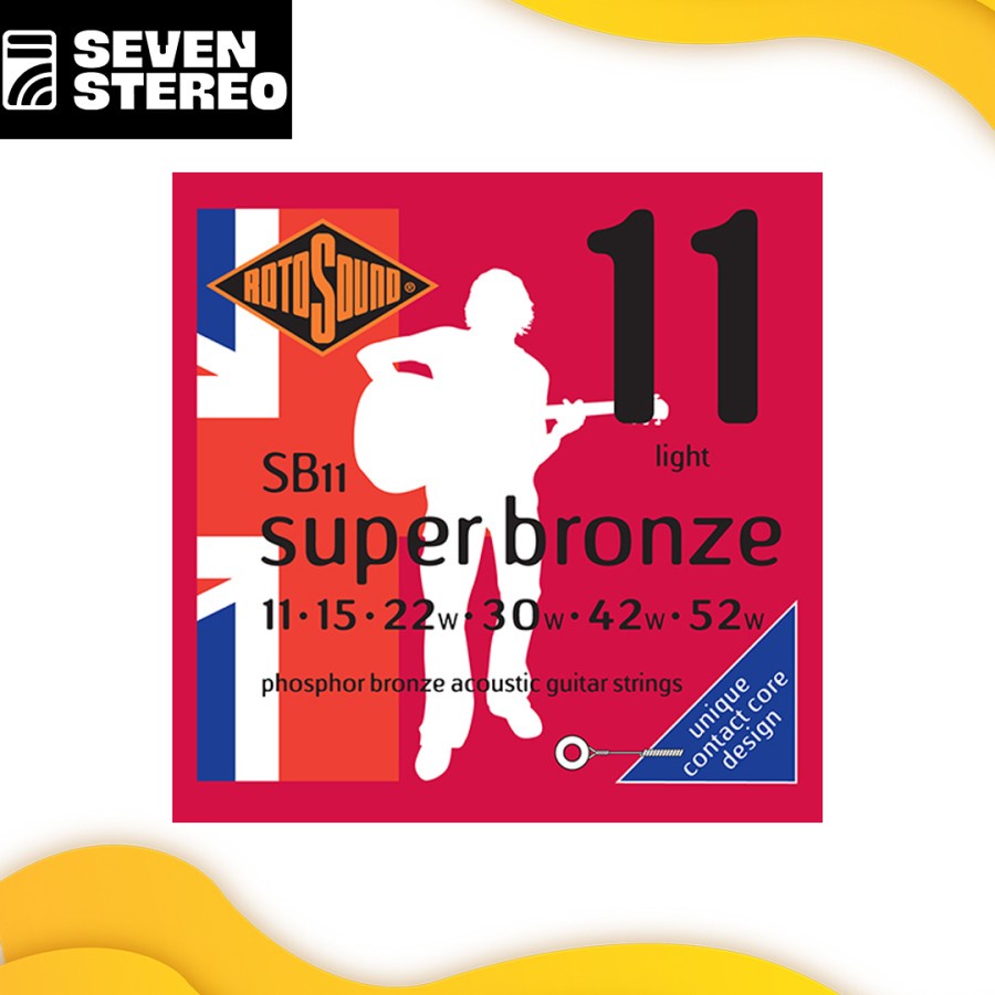 Rotosound SB11 11-52 Phosphor Bronze Senar Gitar Akustik