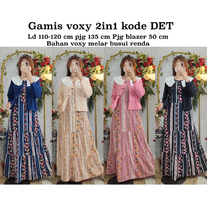 Gamis voxy 2in1 kode DeT