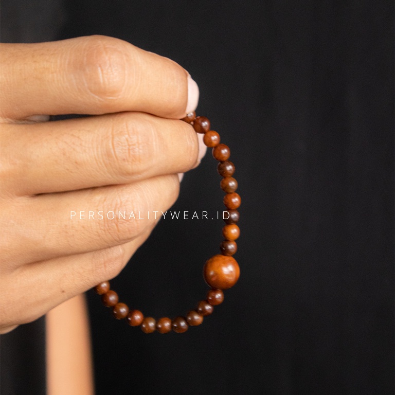 Gelang Tasbih Pria Wanita Kayu Kokka Bertuah ASLI Original