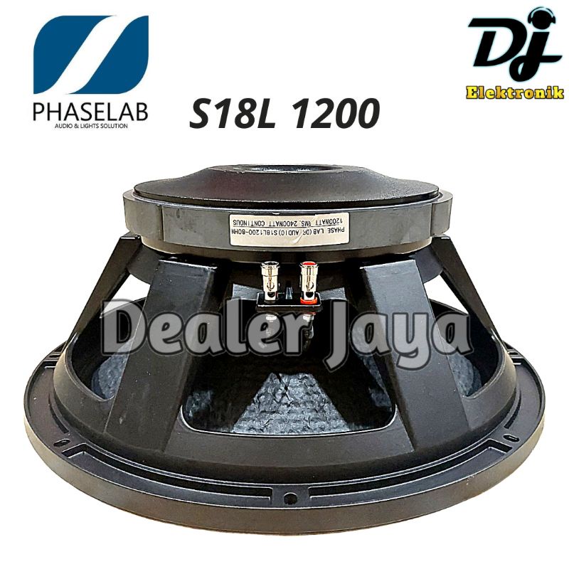 Speaker Komponen Phaselab DR Audio S18L1200 / S18 L 1200 / S18 L1200 - 18 inch
