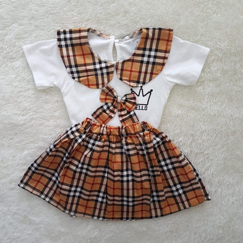 Baju Bayi Hello crown set
