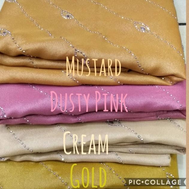 hijab segi 4 payet glow/hijab pesta/hijab sinar payet - Coksu, 120 cm ×120 cm