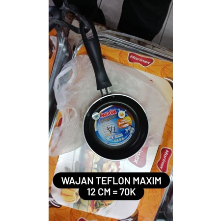 Wajan Teflon Maxim 12 cm